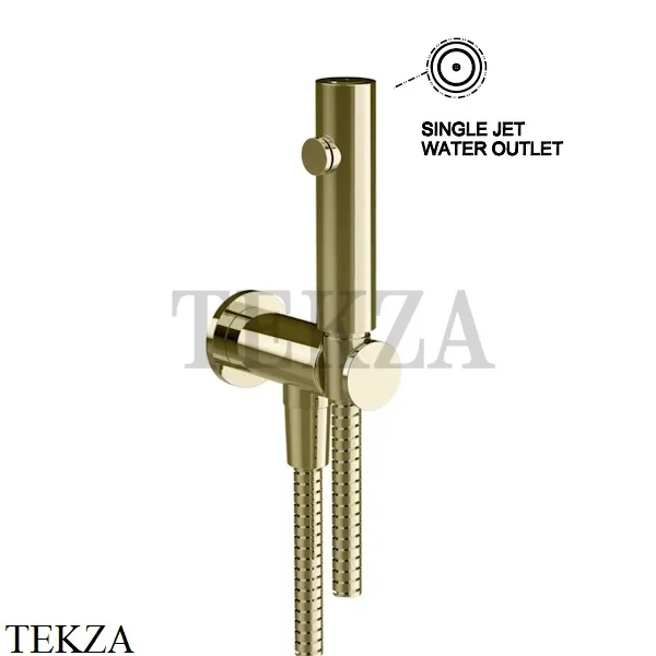 Gessi Total look Гидроёршик настенный на 1/2" 45121-710, Brass PVD