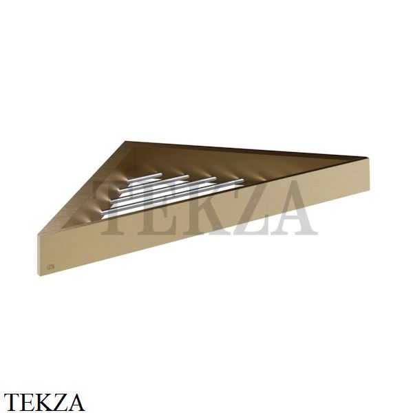 Gessi Rettangolo Угловая решетка-полка в душевую зону 20861-726, Warm Bronze Br.