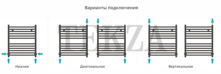 Сунержа Модус 600х500 полотенцесушитель водяной 020-0250-6050, Шампань глянец