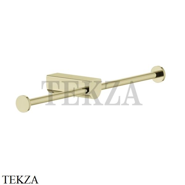 Gessi RILIEVO Держатель для туалетной бумаги двойной 59415-710, Brass PVD