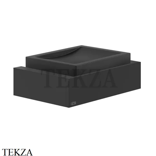 Gessi Rettangolo Мыльница настенная с держателем 20802-099, черный-Black XL