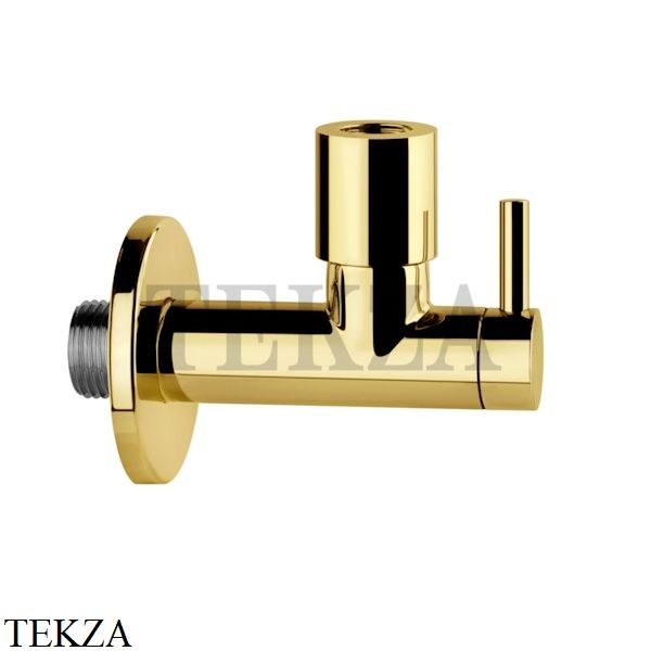 Gessi TOTAL LOOK Запорный кран-фильтр под раковину с подводом воды 01411-080, Gold CCP