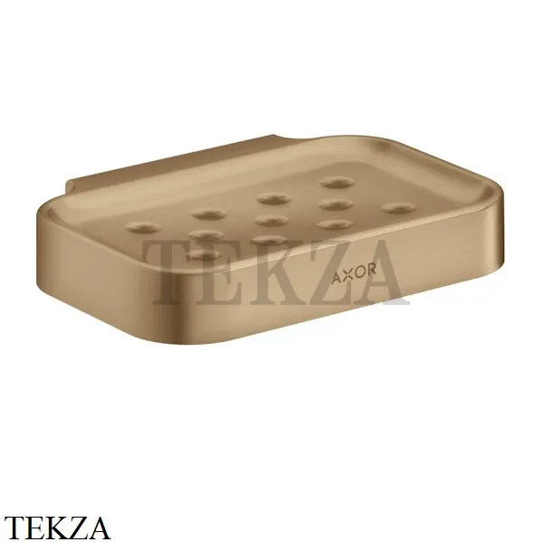 Axor Universal Circular Мыльница настенная прямоугольная 42805140, Brushed Bronze