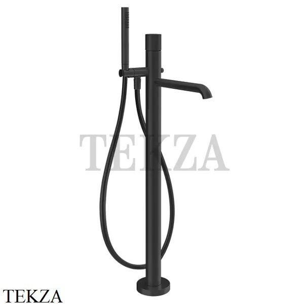 Gessi Habito DIAMANTATO Смеситель для ванны напольный, внешняя часть 70628-299, Black XL