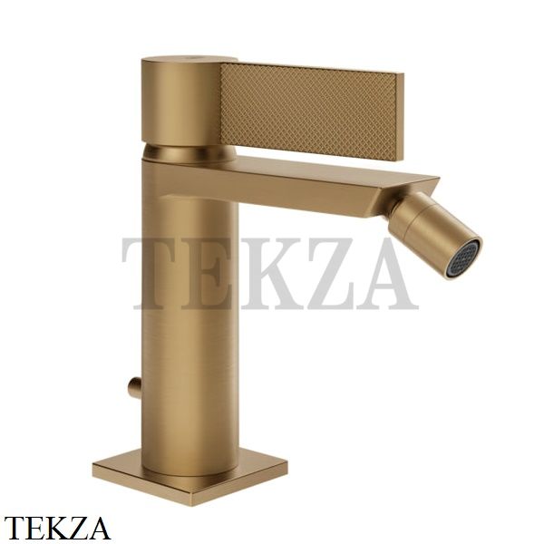 Gessi Inverso Diamantato Смеситель для биде, с донным клапаном 73607-726, Warm Bronze Br.