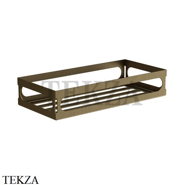 Gessi RILIEVO Полка-решетка в душевую зону 59549-713, Antique Brass