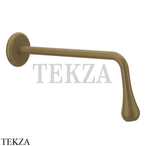 Gessi Goccia Излив для раковины настенный, длинный 33719-713, Antique Brass