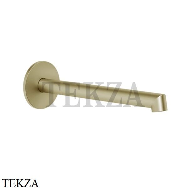 Gessi Ingranaggio-Anello Излив для раковины настенный, длинный 63404-727, Brushed Brass