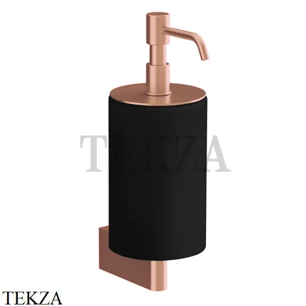 Gessi Origini Дозатор для жидкого мыла настенный, черный 66414-030, Copper глянец