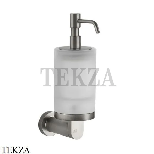 Gessi Emporio Дозатор для мыла настенный стекло сатин 38815-149, Finox Brushed Nickel