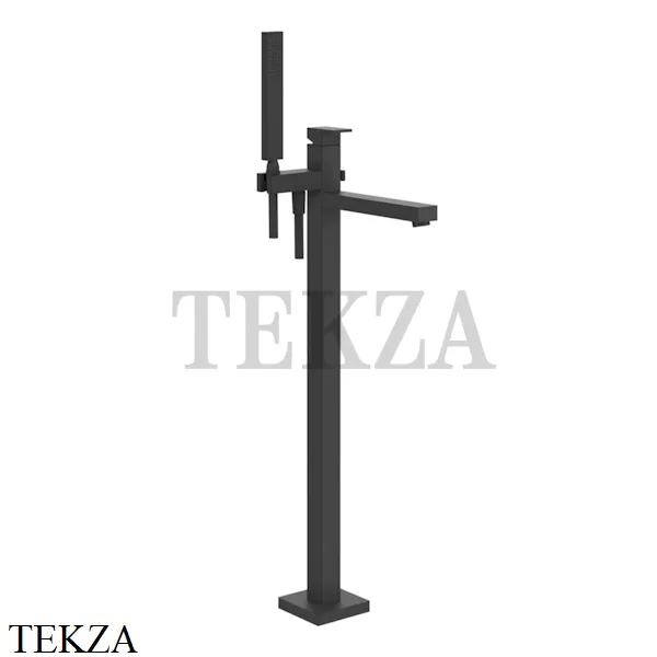 Gessi Rettangolo Смеситель для ванны напольный, внешняя часть 24961-299, Black XL