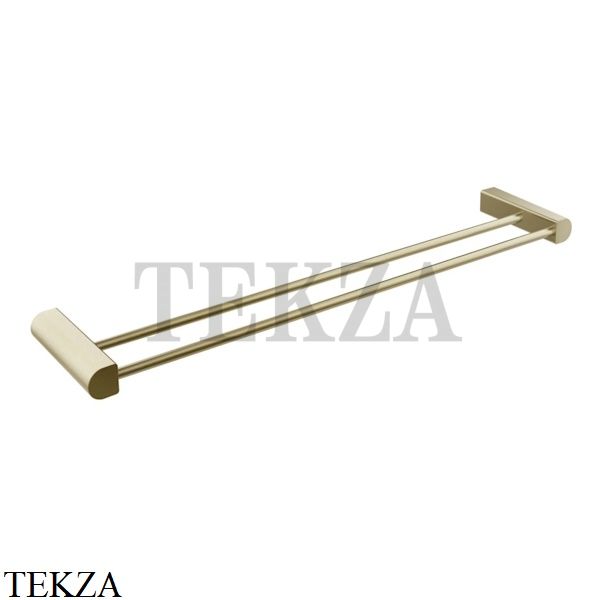 Gessi RILIEVO Держатель для банного полотенца двойной 59405-727, Brushed Brass