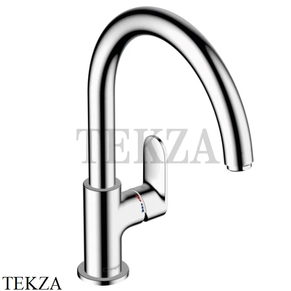 Hansgrohe Vernis Blend Смеситель для кухни поворотный 71870000, хром глянец