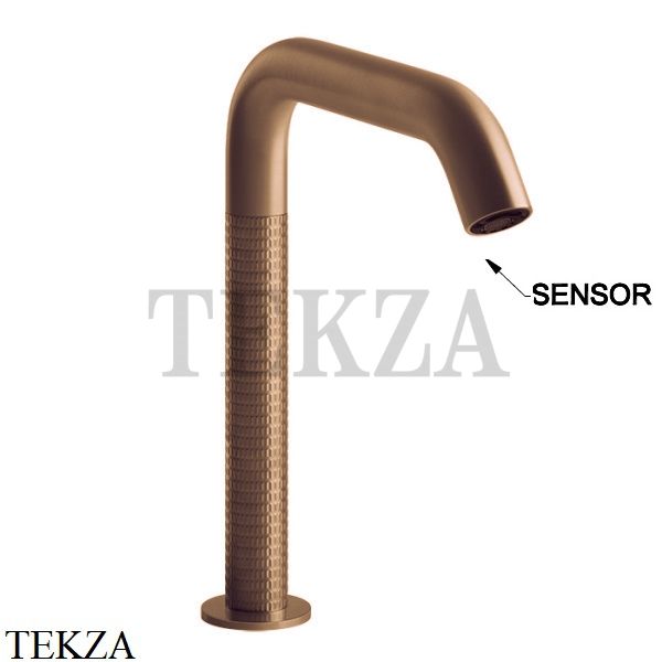 Gessi 316 MECCANICA Электронный смеситель с кран-фильтром 54280-726, Warm Bronze Br