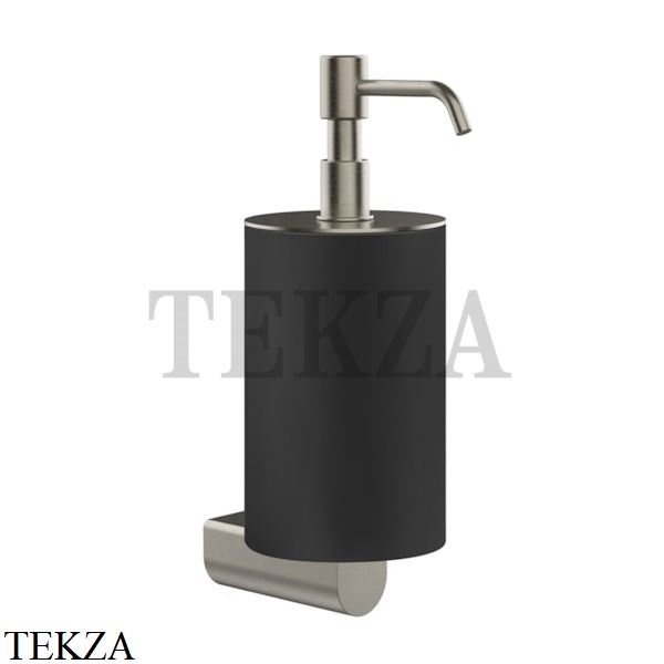 Gessi RILIEVO Дозатор для жидкого мыла, композит черный 59514-149, Finox Brushed Nickel