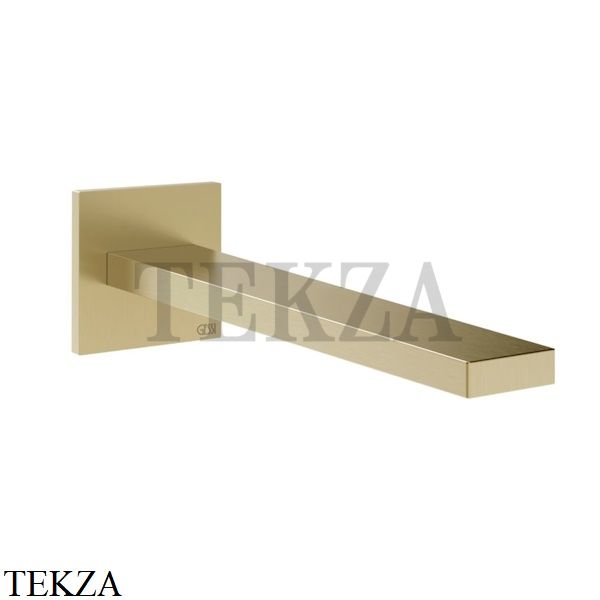 Gessi Inverso RIGATO Излив для раковины на стену под размер 73104-727, Brass Brushed