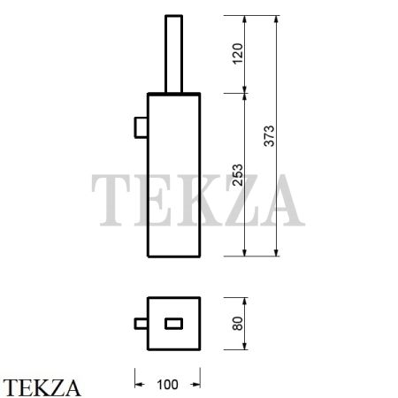 Fantini Linea Туалетный ершик подвесной 92027772, хром глянец