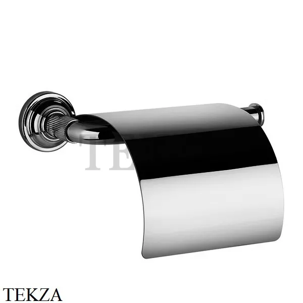 Gessi VENTI20 Держатель туалетной бумаги с крышкой 65449-706, Black Metal