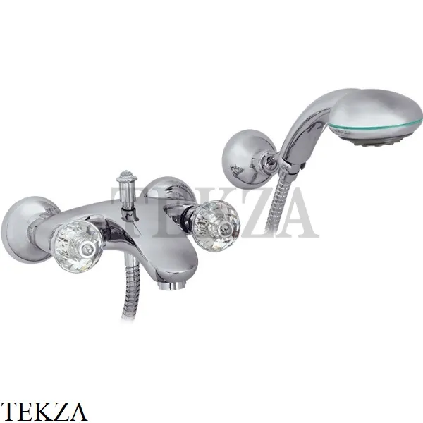 Migliore Korona SWAROVSKI Смеситель для ванны с гарнитуром ML.KRN-4702.CR, хром глянец