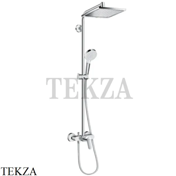 Hansgrohe Crometta E 240 1jet Showerpipe Душевая колонна 27284000, хром глянец