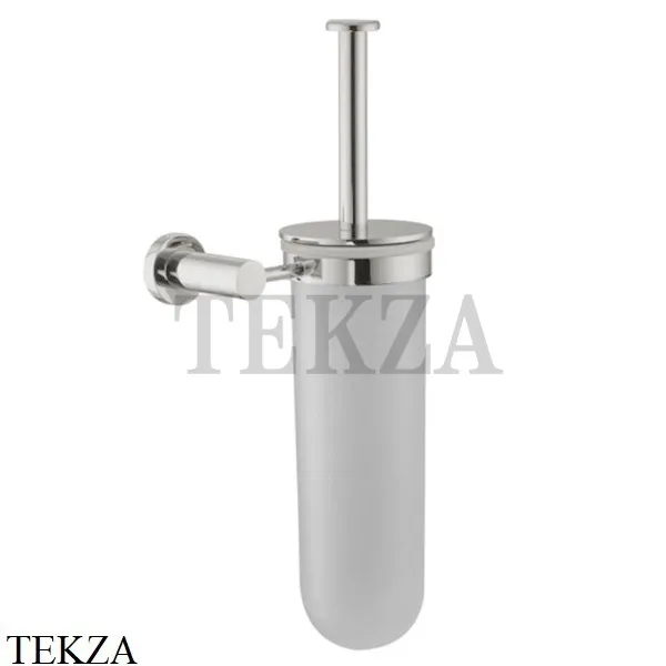 FIMA Carlo Frattini ROTOLA Туалетный ершик, стекло матовое F6006/1SN, Brushed nickel