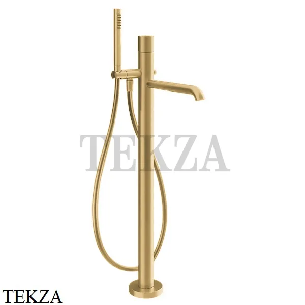 Gessi Habito UNITO Смеситель для ванны напольный, внешняя часть 70028-710, Brass PVD