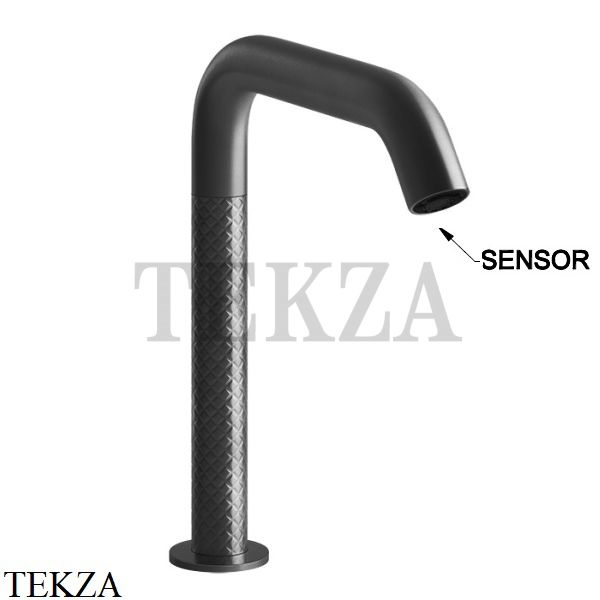 Gessi 316 INTRECCIO Электронный смеситель с кран-фильтром 54180-707, Black Metal Brushed