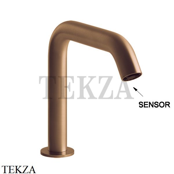 Gessi 316 FLESSA Электронный смеситель с кран-фильтром 54081-726, Warm Bronze Br