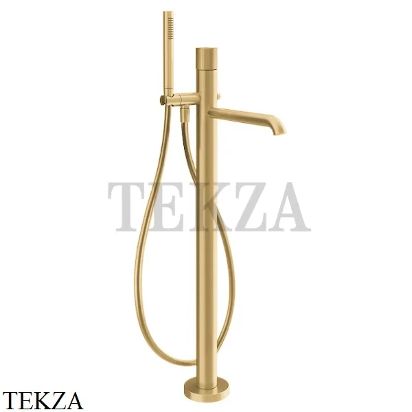 Gessi Habito RIGATO Смеситель для ванны напольный, внешняя часть 70528-710, Brass PVD