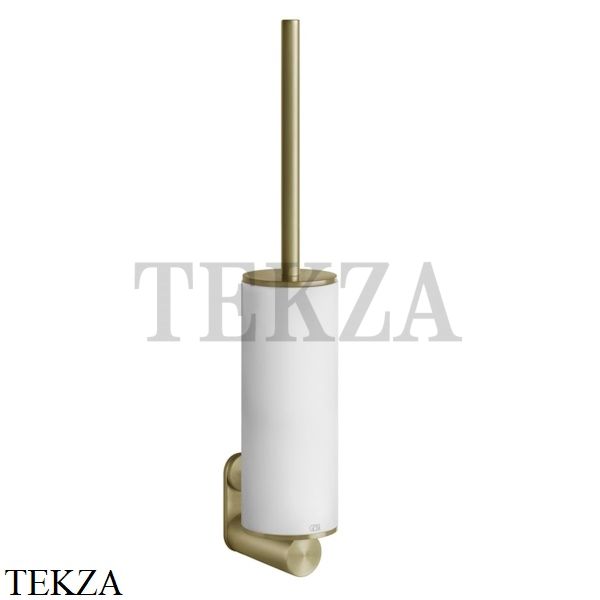 Gessi 316 ACCESSORIES Ёршик подвесной, композит белый 54719-727, Brushed Brass