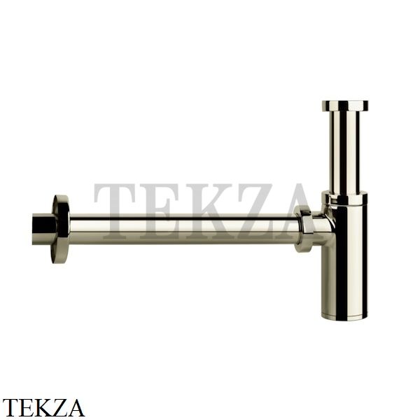 Gessi TOTAL LOOK Сифон для раковины бутылочный 01377-720, Nickel глянец