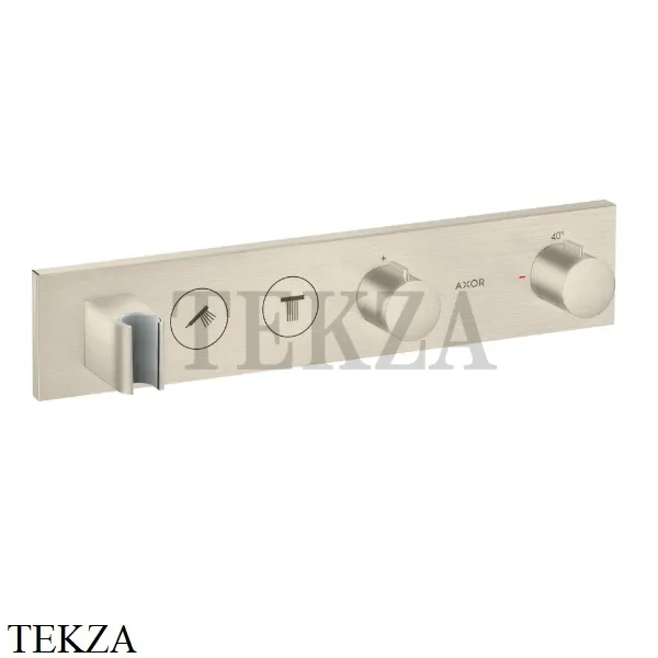 Axor ShowerSelect Термостат для 2 потребителей, внешняя часть 18355820, Brushed Nickel