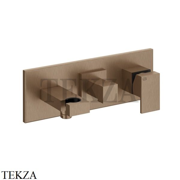 Gessi Rettangolo shower Смеситель для душа, внешняя часть 44910-708, Copper Brushed PVD