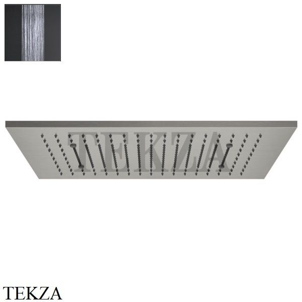 Gessi MINIMALI Накладная душевая панель 500x350, 1 функция 57006-239, Steel Brushed