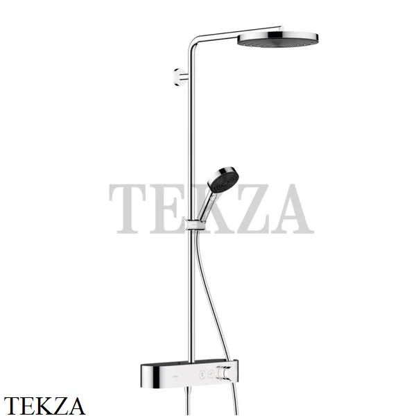 Hansgrohe Pulsify Душевая стойка термостат, 260 1jet Select 24220000, хром глянец