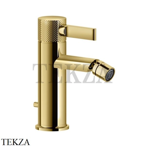 Gessi INCISO Смеситель для биде, с донным клапаном 58007-246, Gold PVD