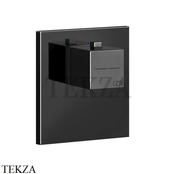 Gessi RETTANGOLO SHOWER Термостат для душа, внешняя часть 43252-706, Black Metal PVD