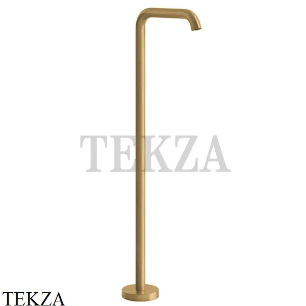 Gessi 316 BATH Излив для ванны напольный 54195-727, Brushed Brass