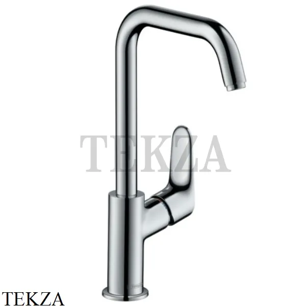 Hansgrohe Focus Смеситель для раковины, без сливного гарнитура 31519000, хром глянец