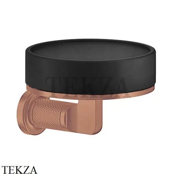 Gessi INCISO accessories Мыльница настенная, композит черный 58502-030, Copper глянец