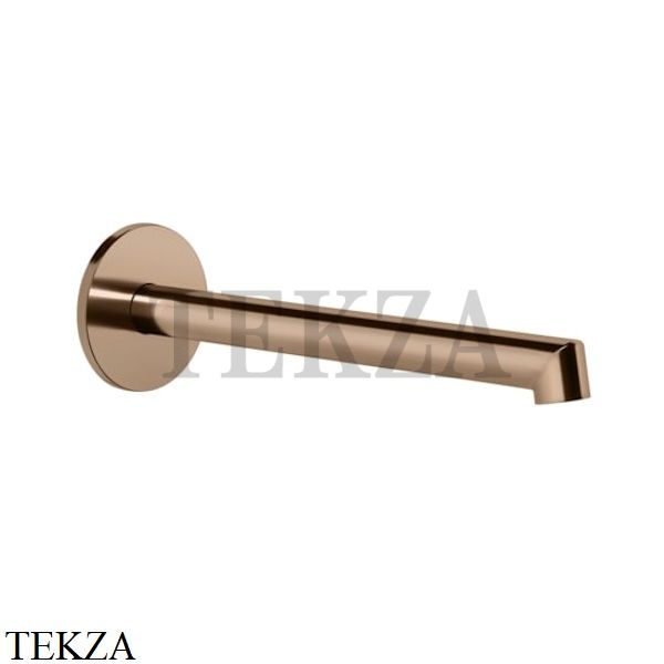 Gessi Ingranaggio-Anello Излив для раковины настенный, длинный 63404-030, Copper глянец