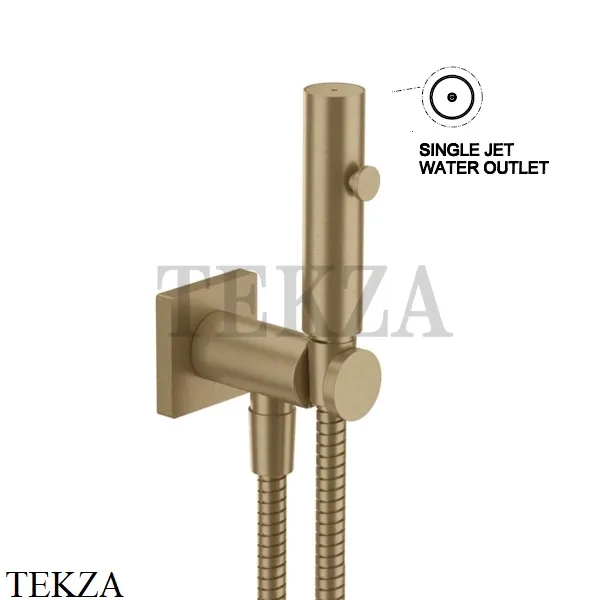 Gessi RILIEVO Гидроёршик настенный на 1/2" 59151-726, Warm Bronze Br. PVD