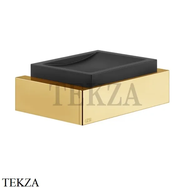 Gessi Rettangolo Мыльница настенная с держателем 20802-080, Gold CCP