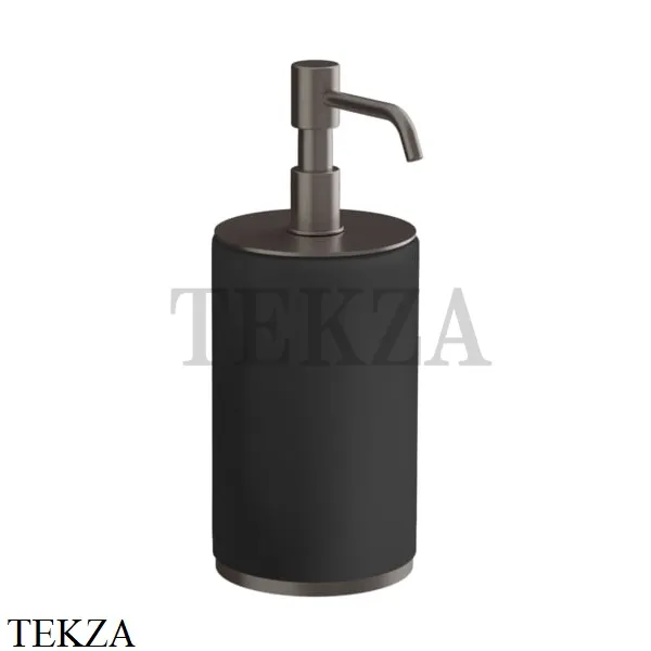 Gessi INCISO accessories Дозатор для жидкого мыла настольный, черный 66438-707, Black Metal Brushed