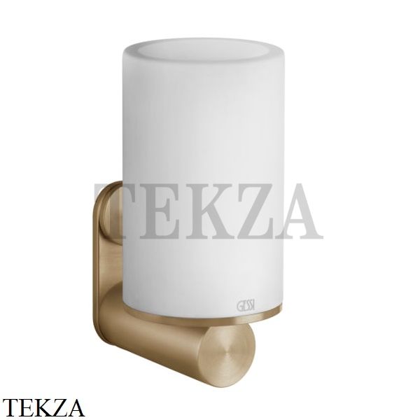 Gessi 316 ACCESSORIES Стакан для зубных щеток настенный, композит белый 54707-726, Warm Bronze Br.