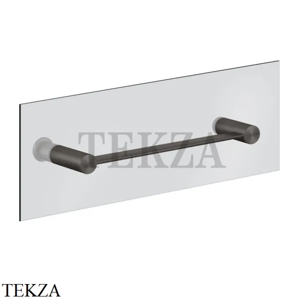 Gessi 316 ACCESSORIES Полотенцедержатель для крепления на стекло, 30 см 54921-707, Black Metal Brushed PVD