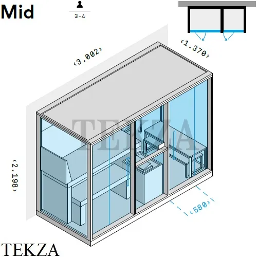 Effegibi MID Комплекс сауна/хаммам с душем пристенный LO70010001