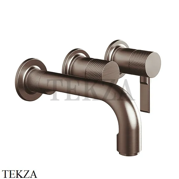 Gessi INCISO SHOWER Смеситель для ванны на 2 потока 58342-845, Dark Bronze