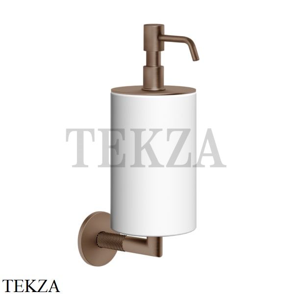 Gessi ANELLO Дозатор для жидкого мыла настенный, композит белый 63713-708, Copper Brushed