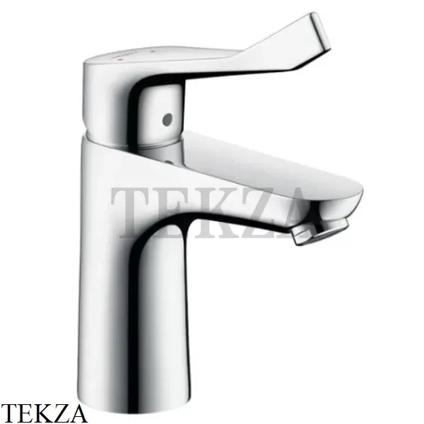 Hansgrohe Focus Care Смеситель для раковины 100, с донным клапаном 31911000, хром глянец